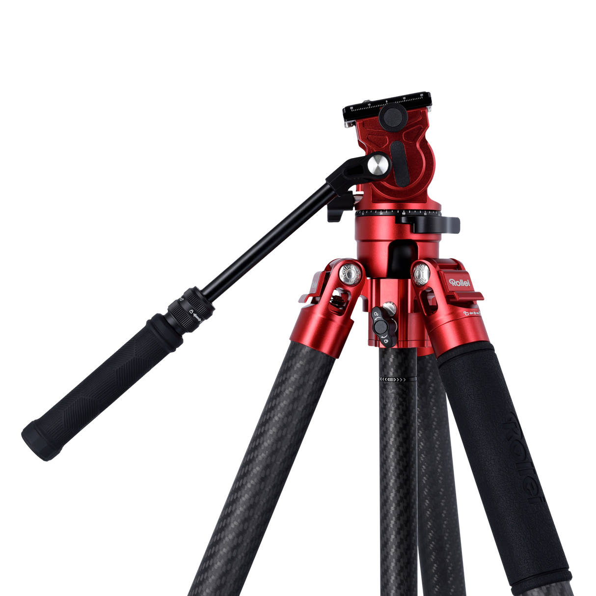 B-stock:easy traveler xl carbon video tripod red