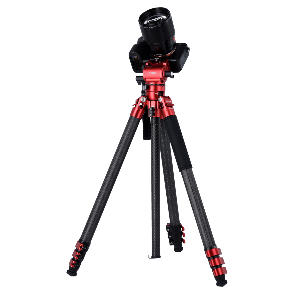 B-stock:easy traveler xl carbon video tripod gray