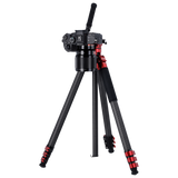 B-stock:easy traveler xl carbon video tripod red