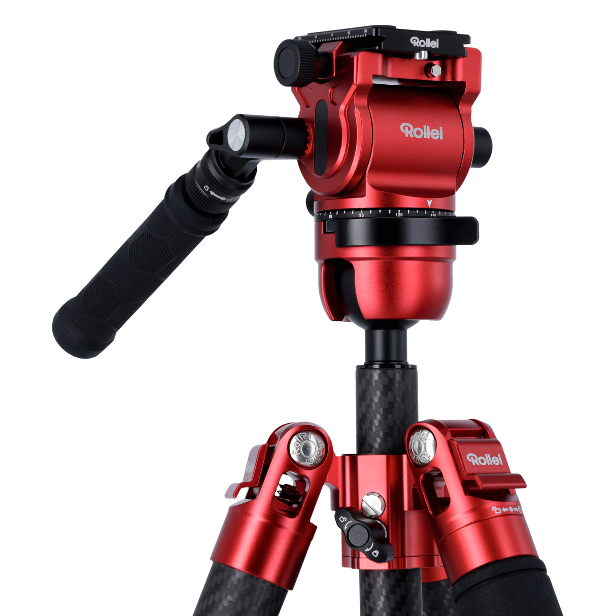 B-Ware: Easy Traveler XL Carbon Videostativ Red