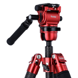 B-Ware: Easy Traveler XL Carbon Videostativ Red