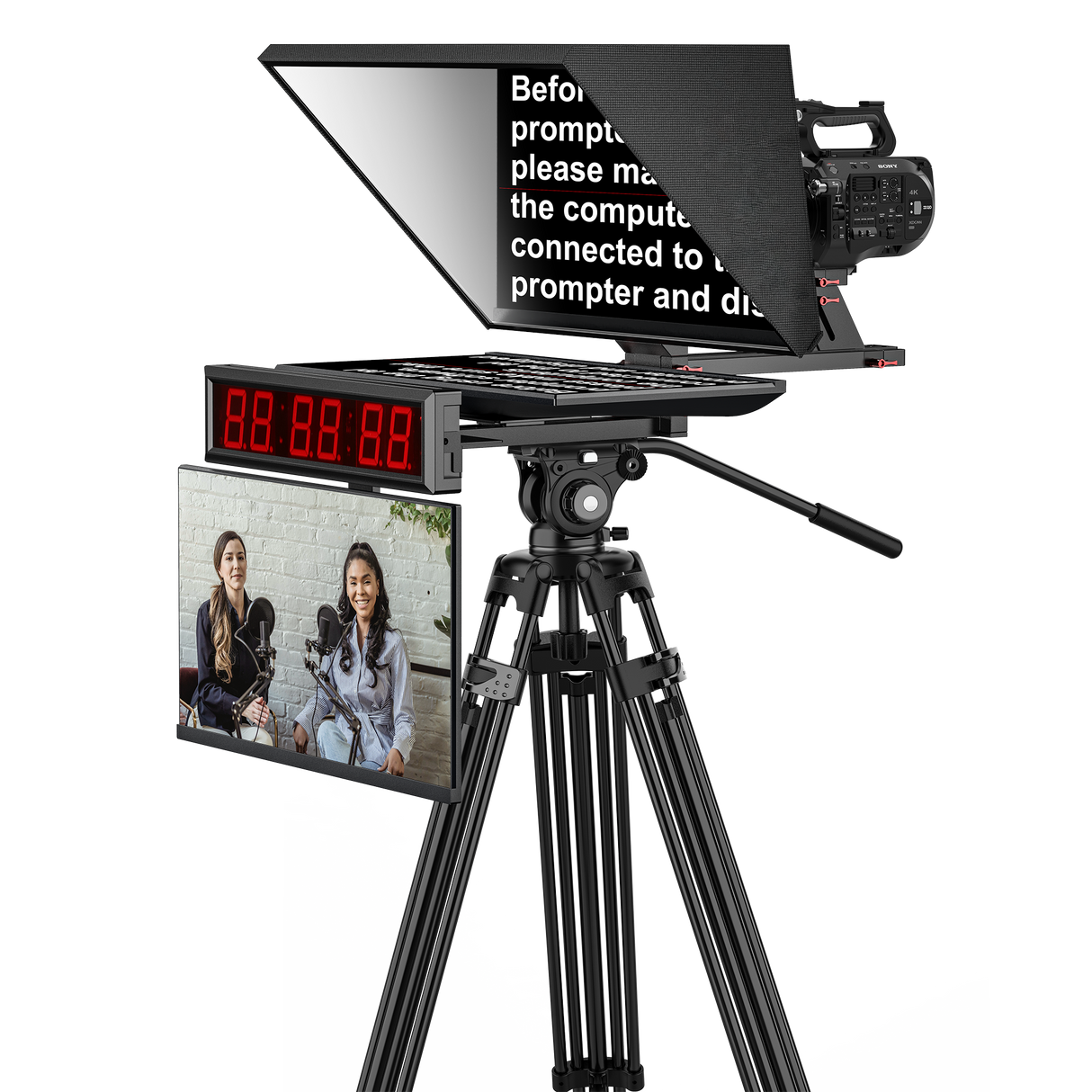 DESVIEW DT series | Teleprompter with full HD monitors in 20 "or 22"