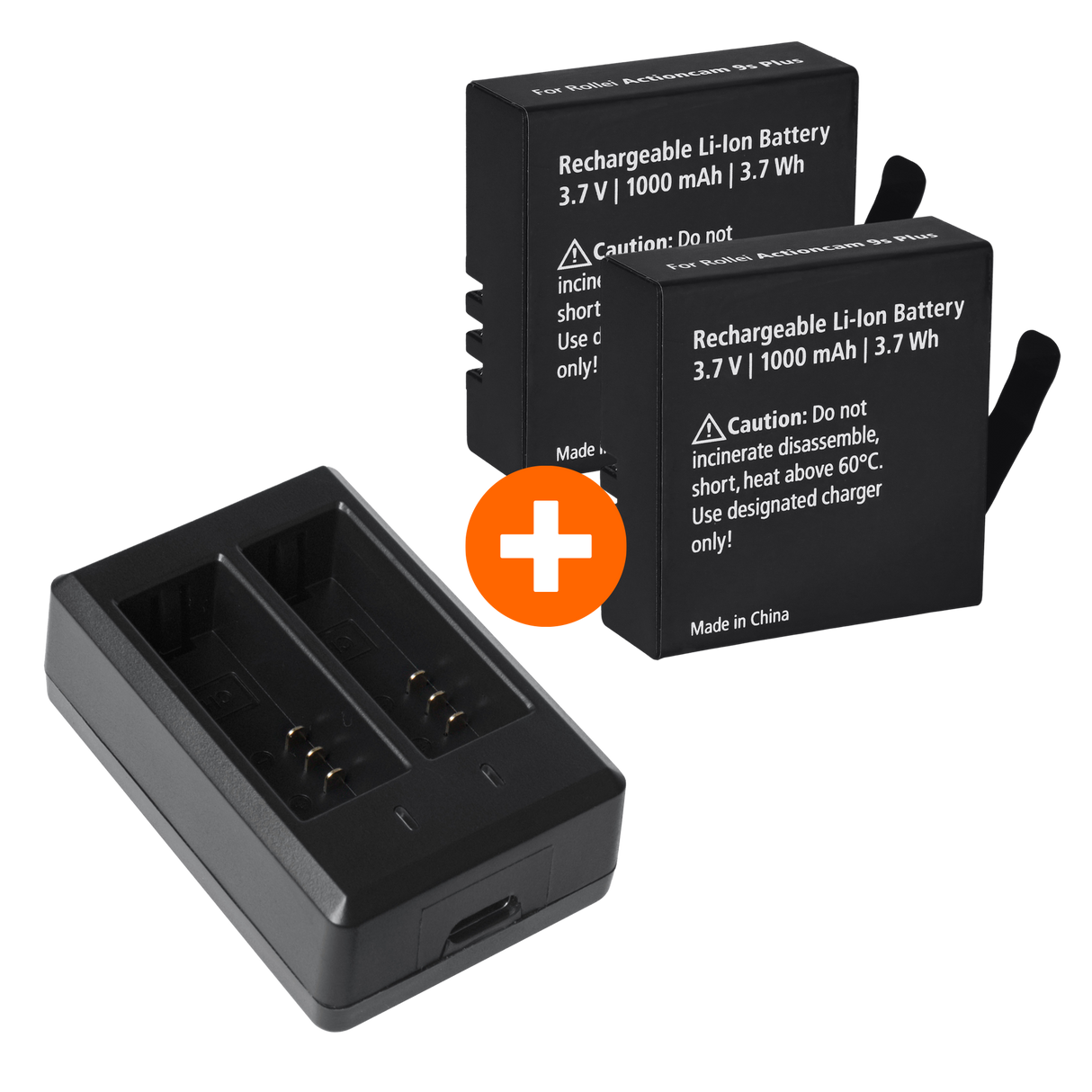 Bundle 2x Akku + 1x Batterie Ladegerät für 6s /8s /9s /10s /11s